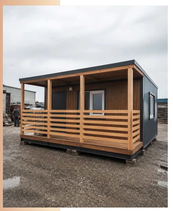 Изготовление и аренда бытовок с террасой в Каменске-Шахтинском