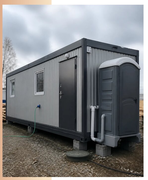 Аренда бытовок с туалетом и душем для проживания в Каменске-Шахтинском