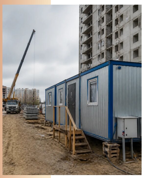 Аренда строительных вагончиков для рабочих в Каменске-Шахтинском